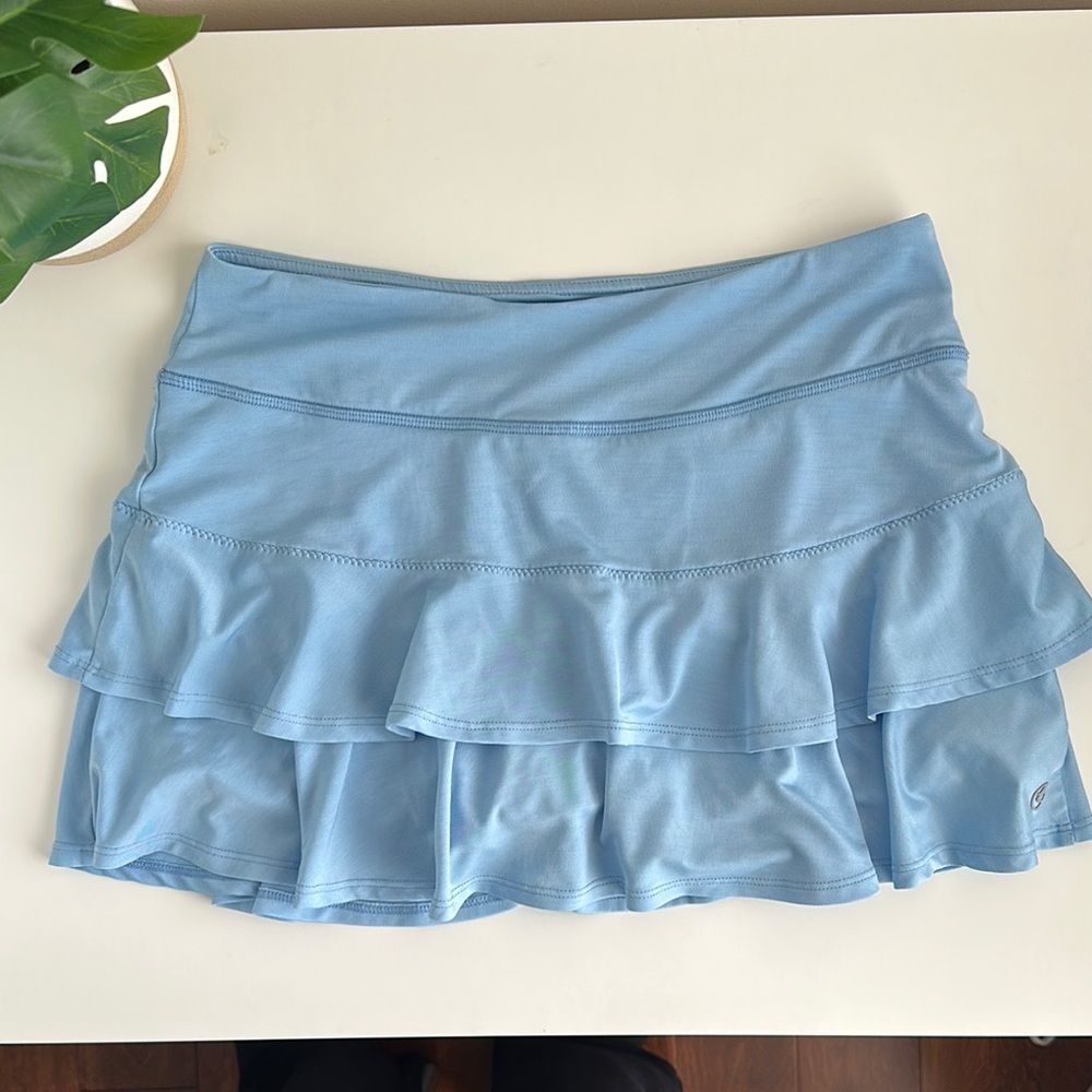 LIJA | Small Sky Blue Mini Golf Skirt with Shorts